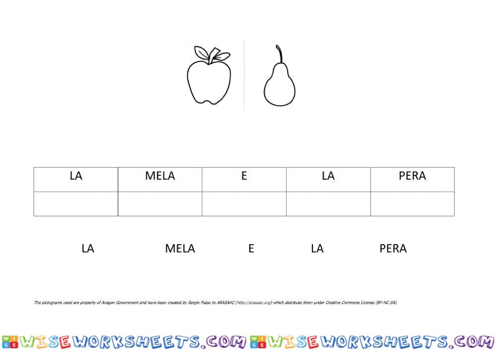 worksheet