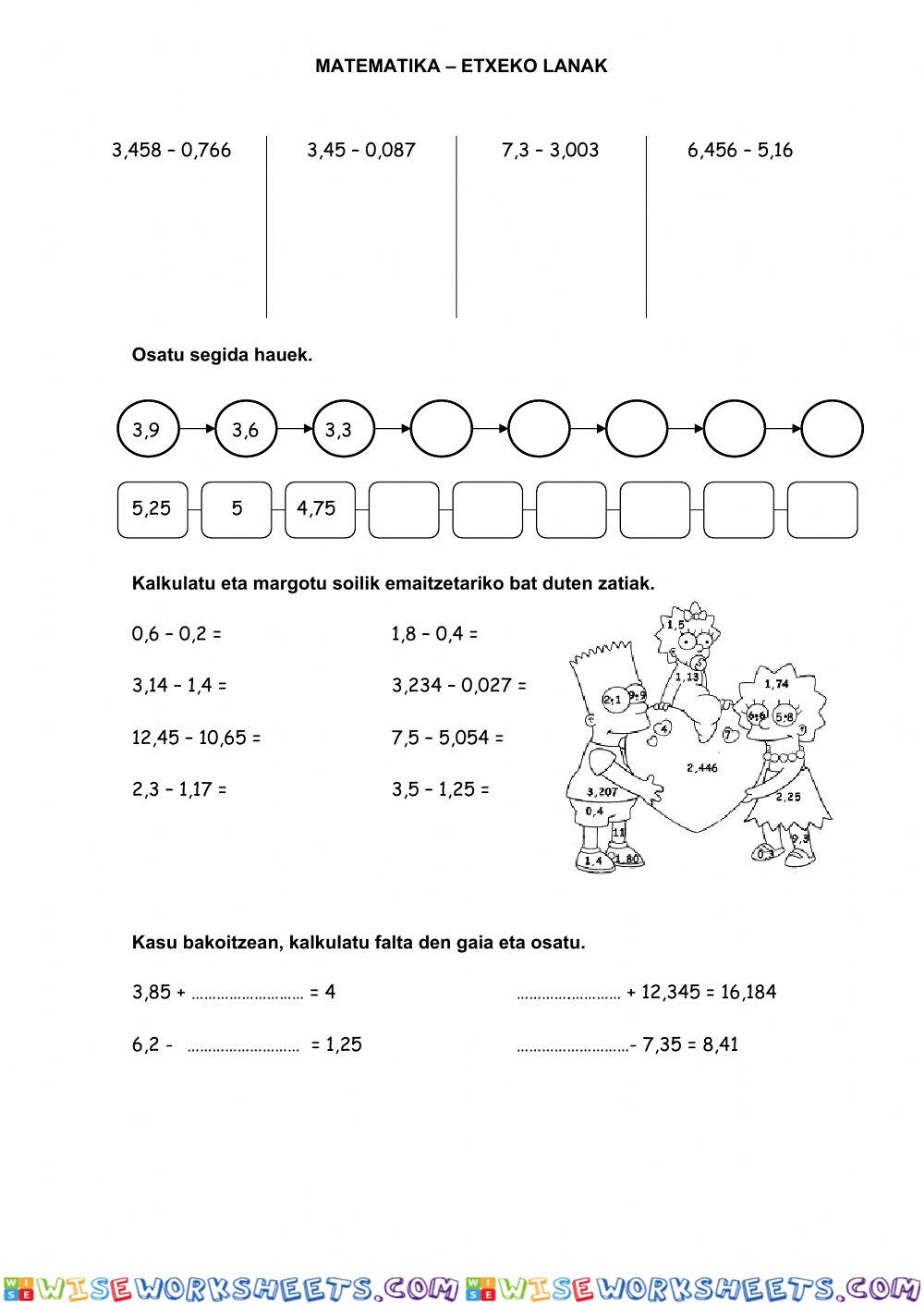 worksheet