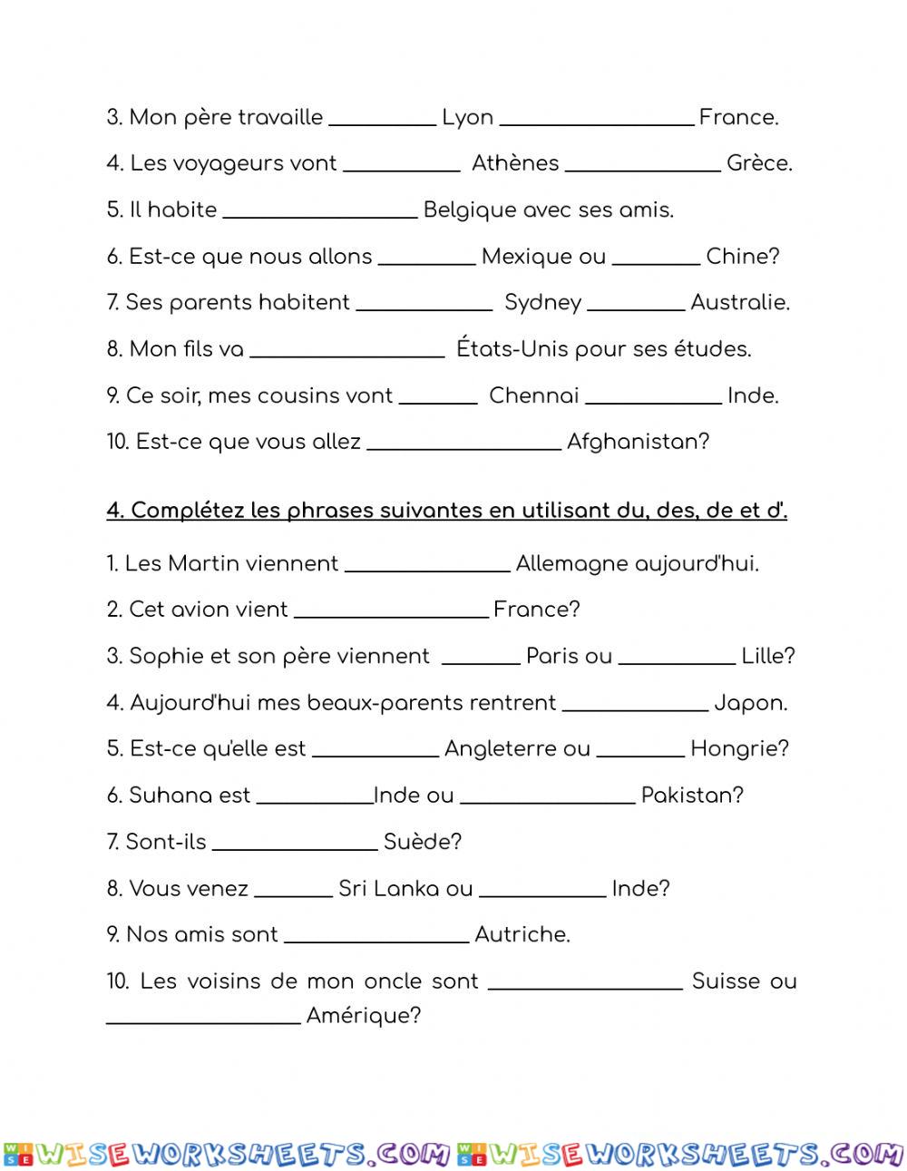worksheet