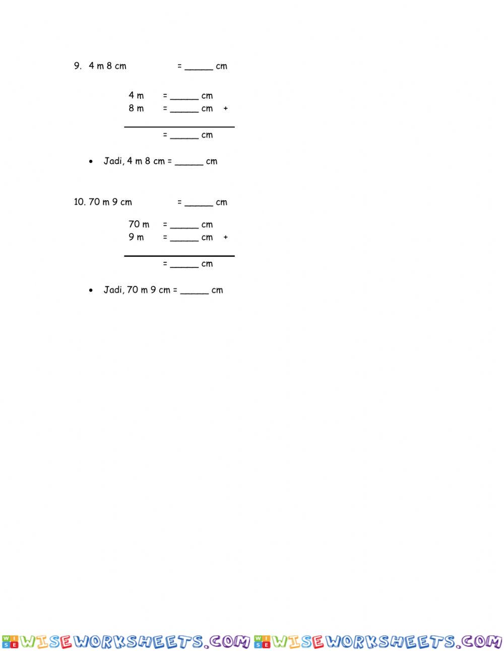 worksheet