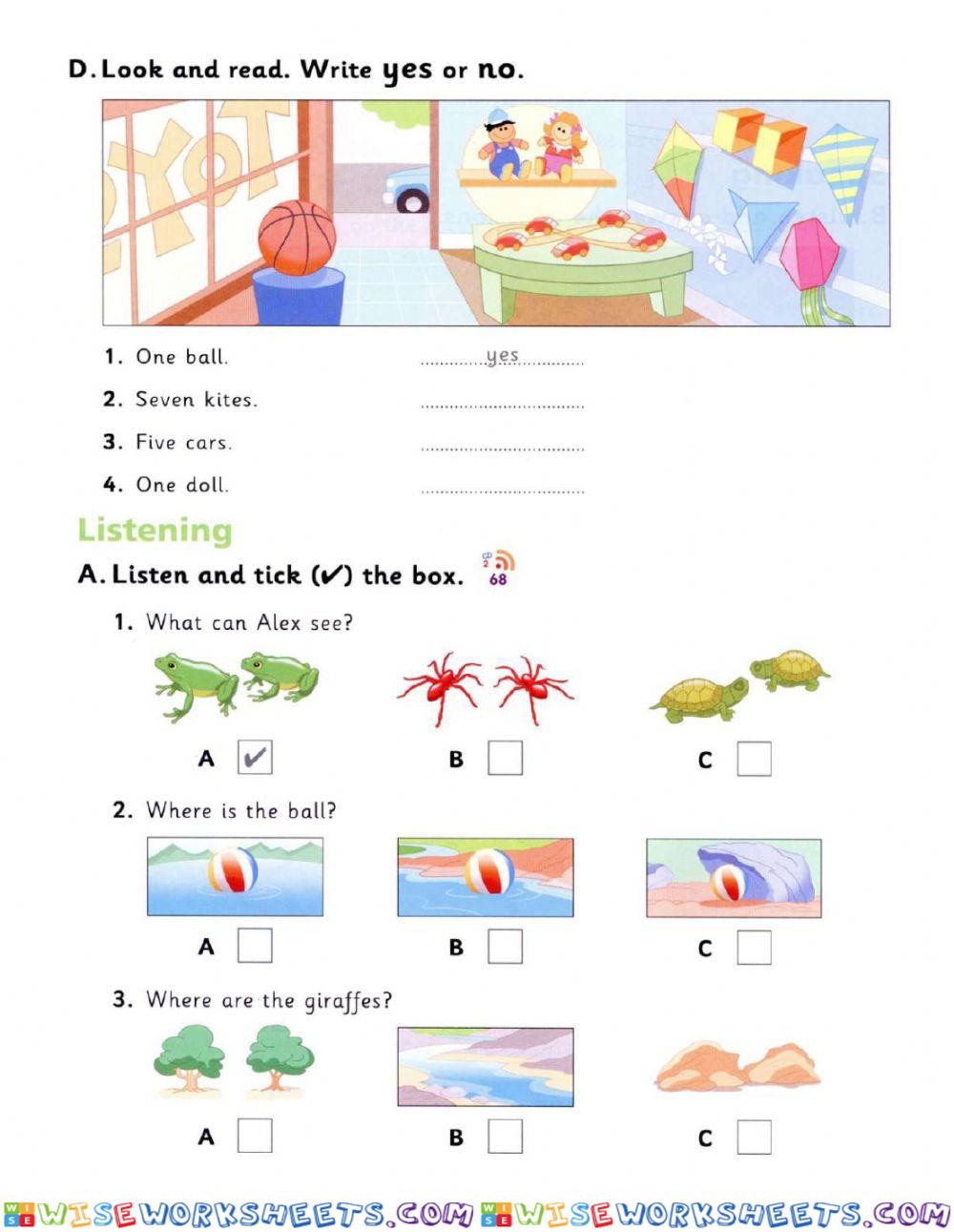 worksheet