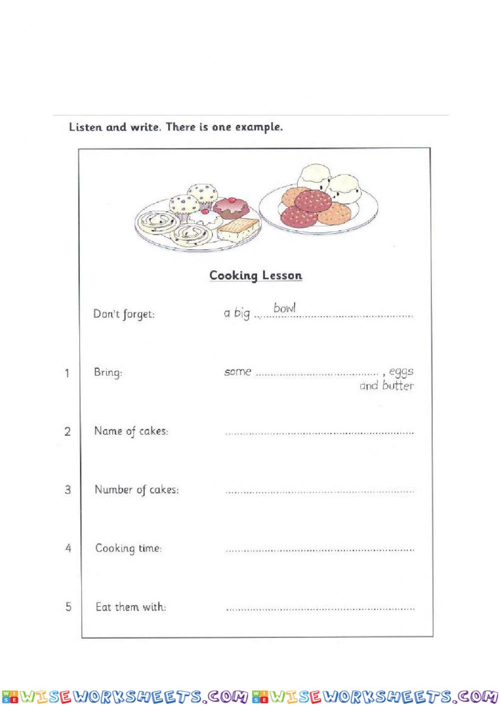 worksheet