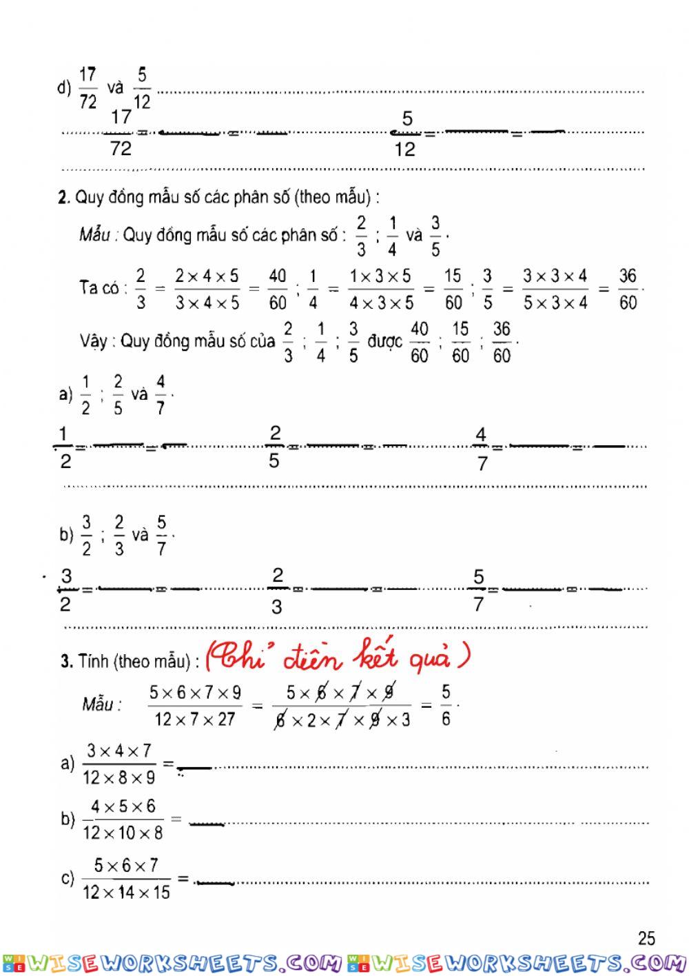 worksheet