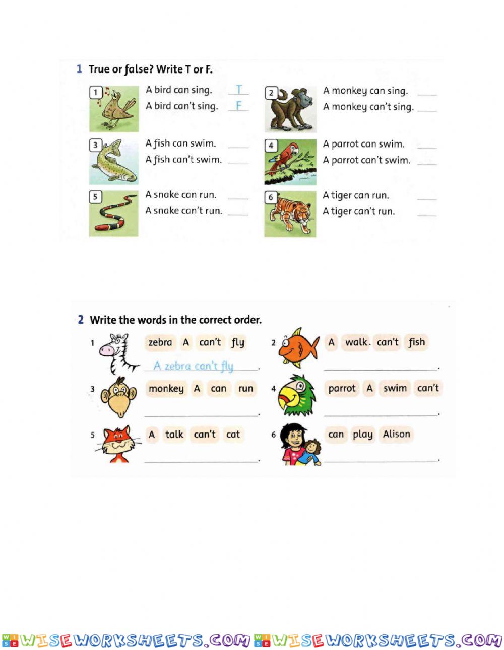 worksheet