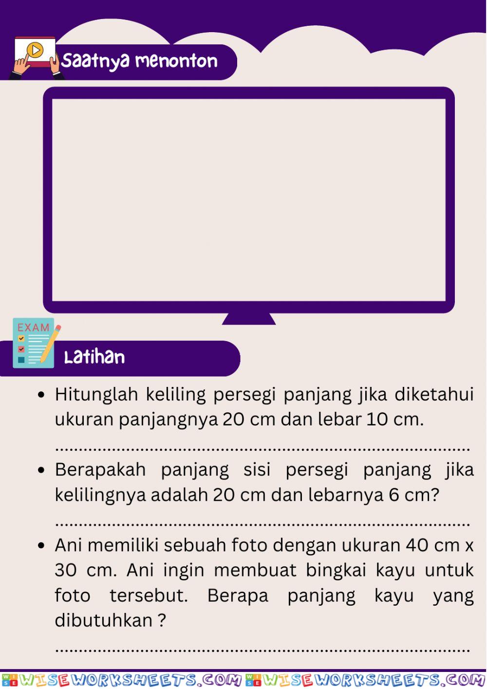 worksheet