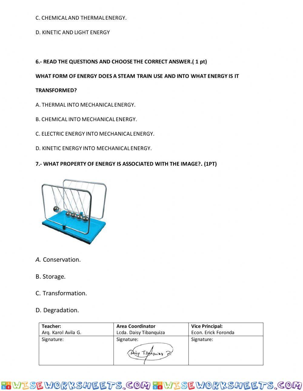 worksheet