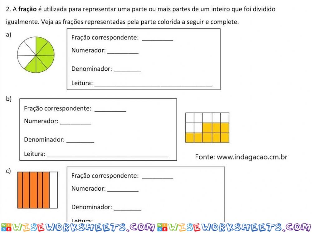 Completando Frações