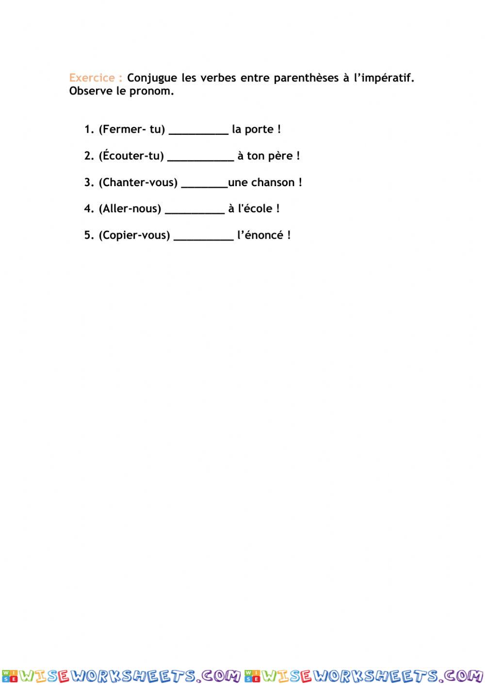 worksheet