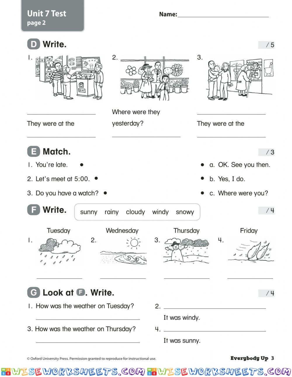 worksheet