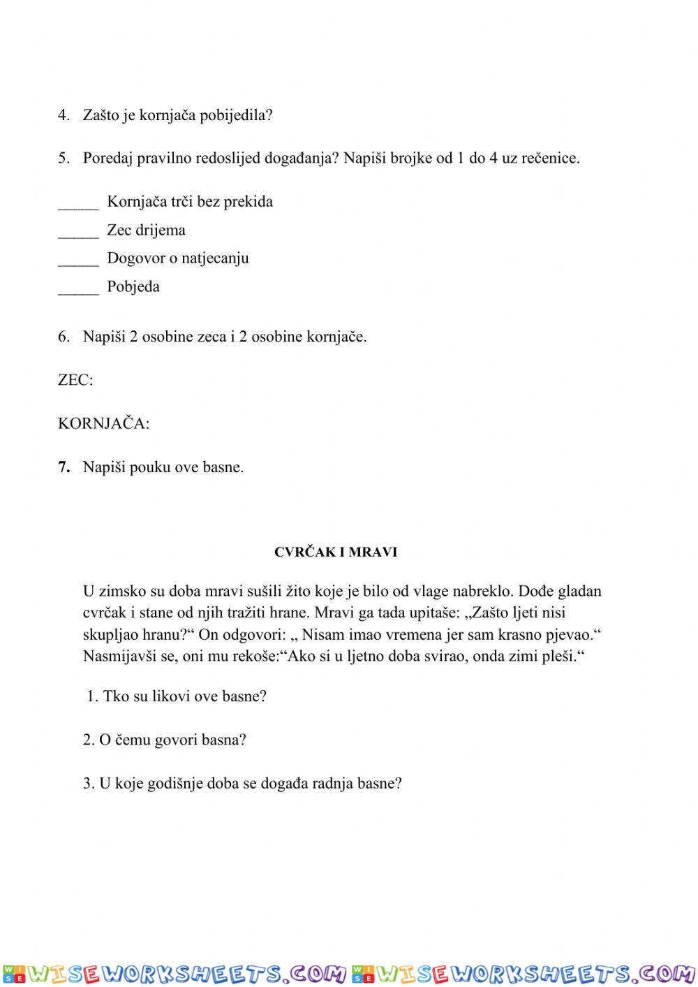 worksheet