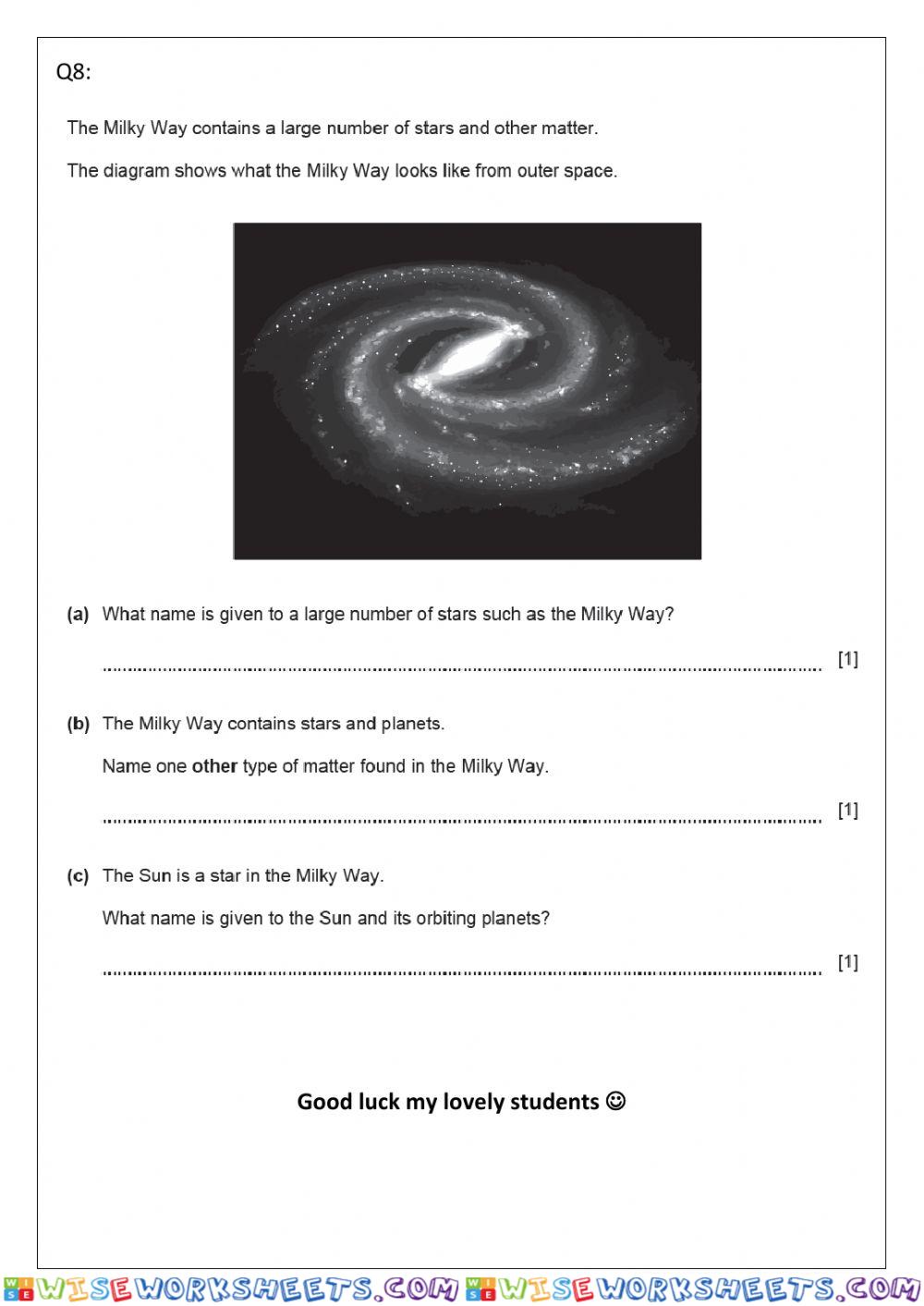 worksheet