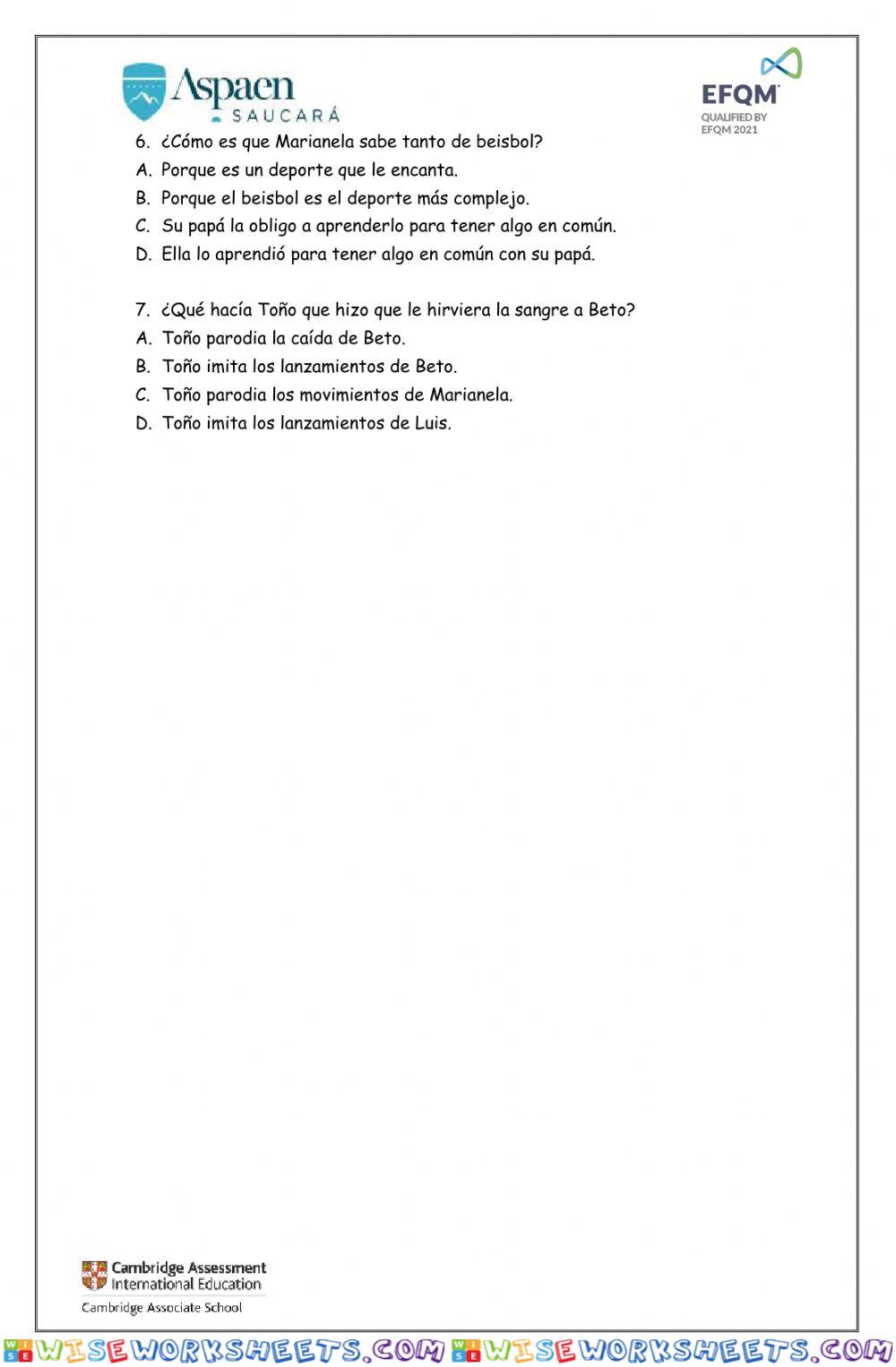 worksheet