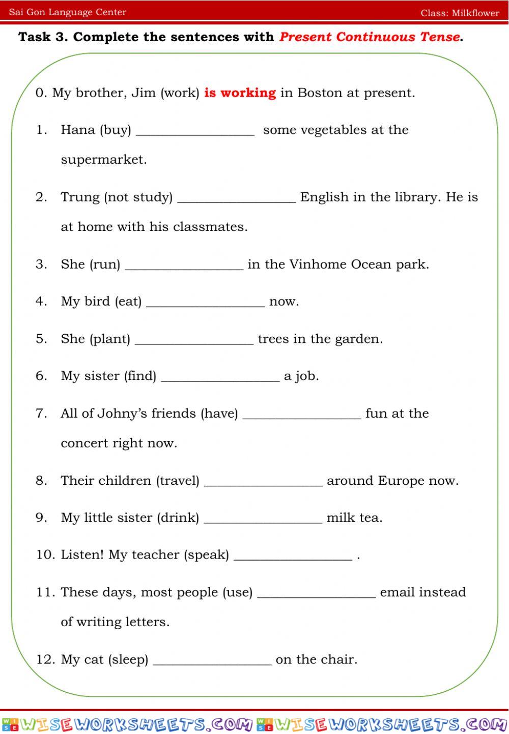 worksheet