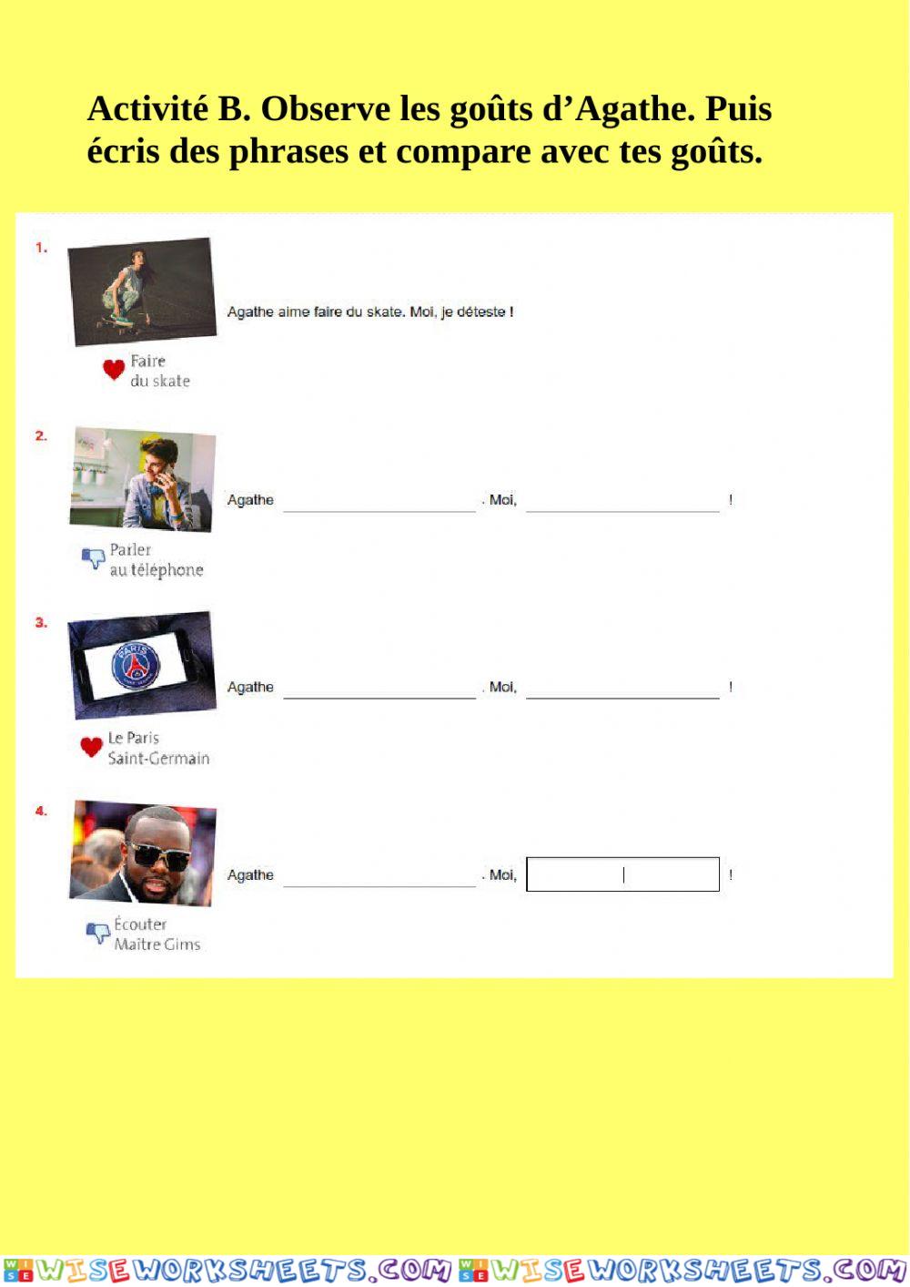 worksheet