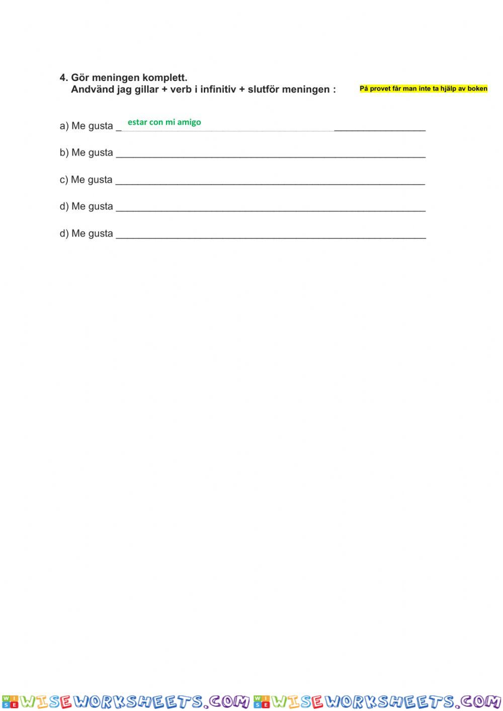 worksheet