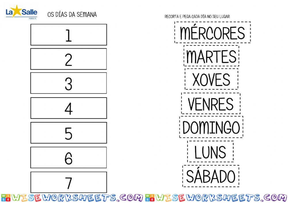 Os días da semana