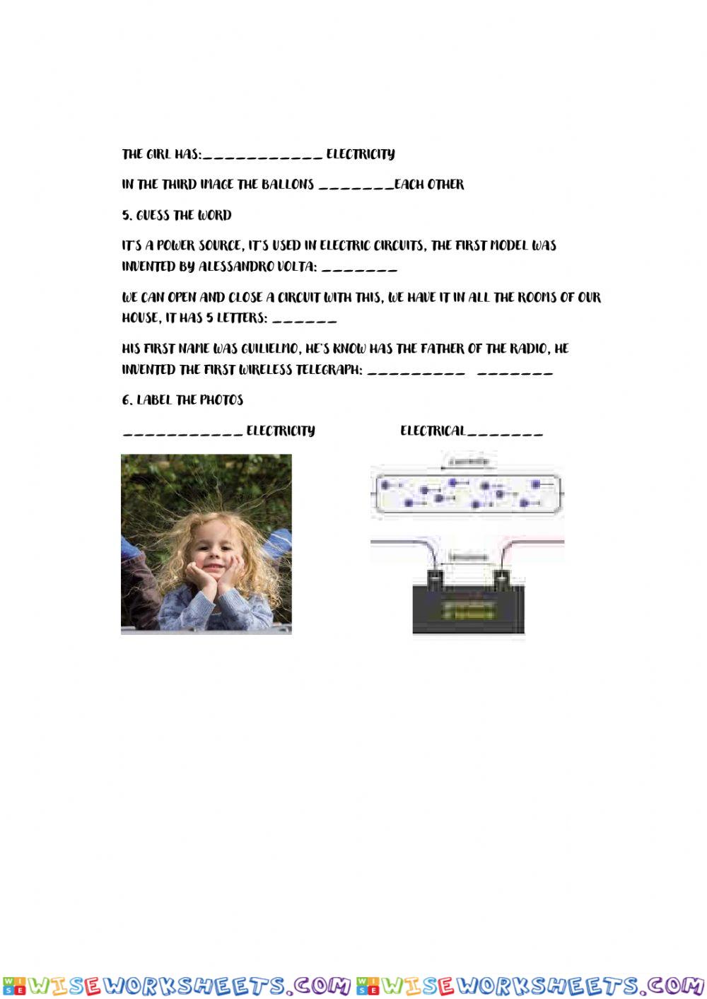 Electricity and inventors 5º of primary