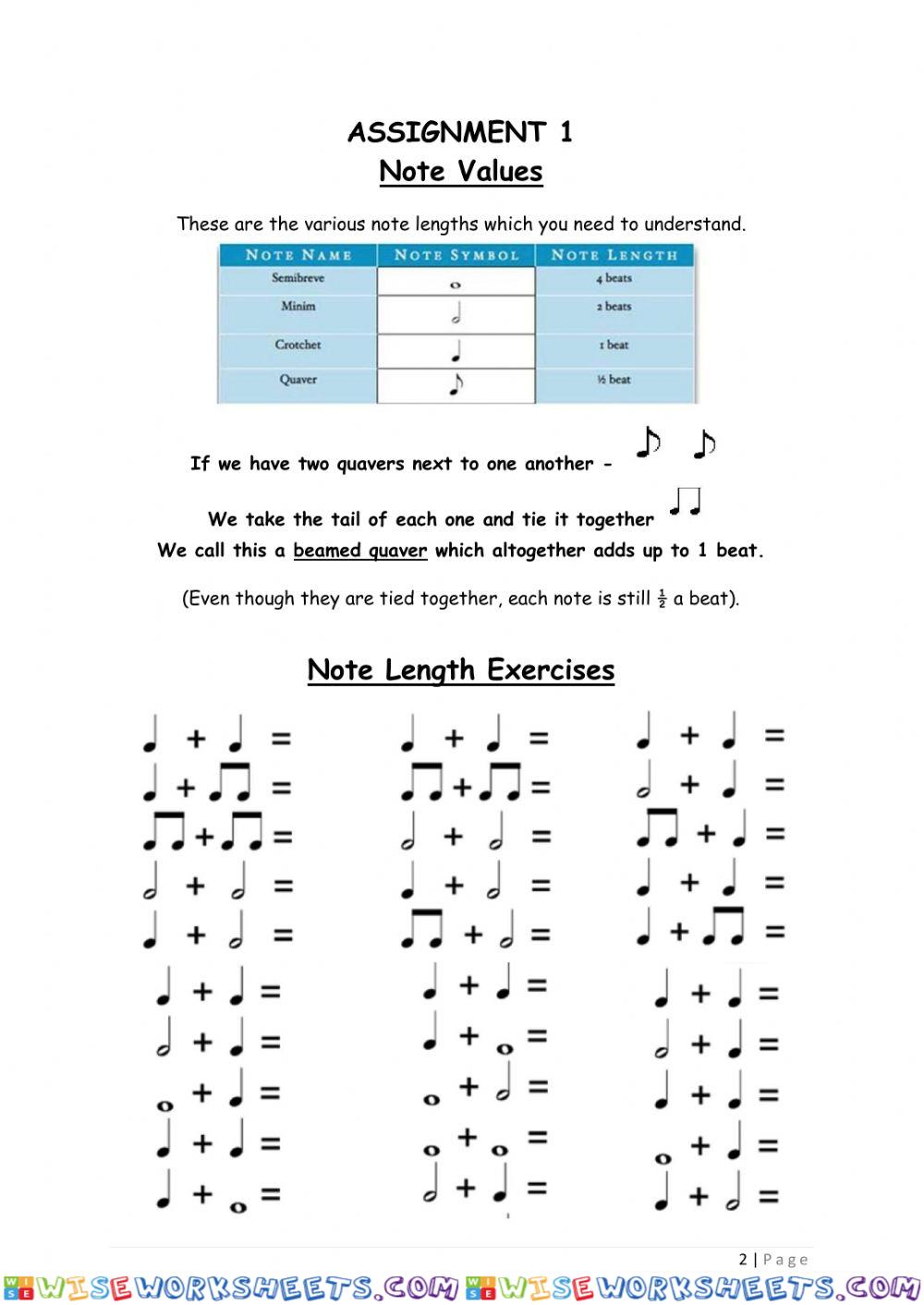 S1 Theory Assignment 1