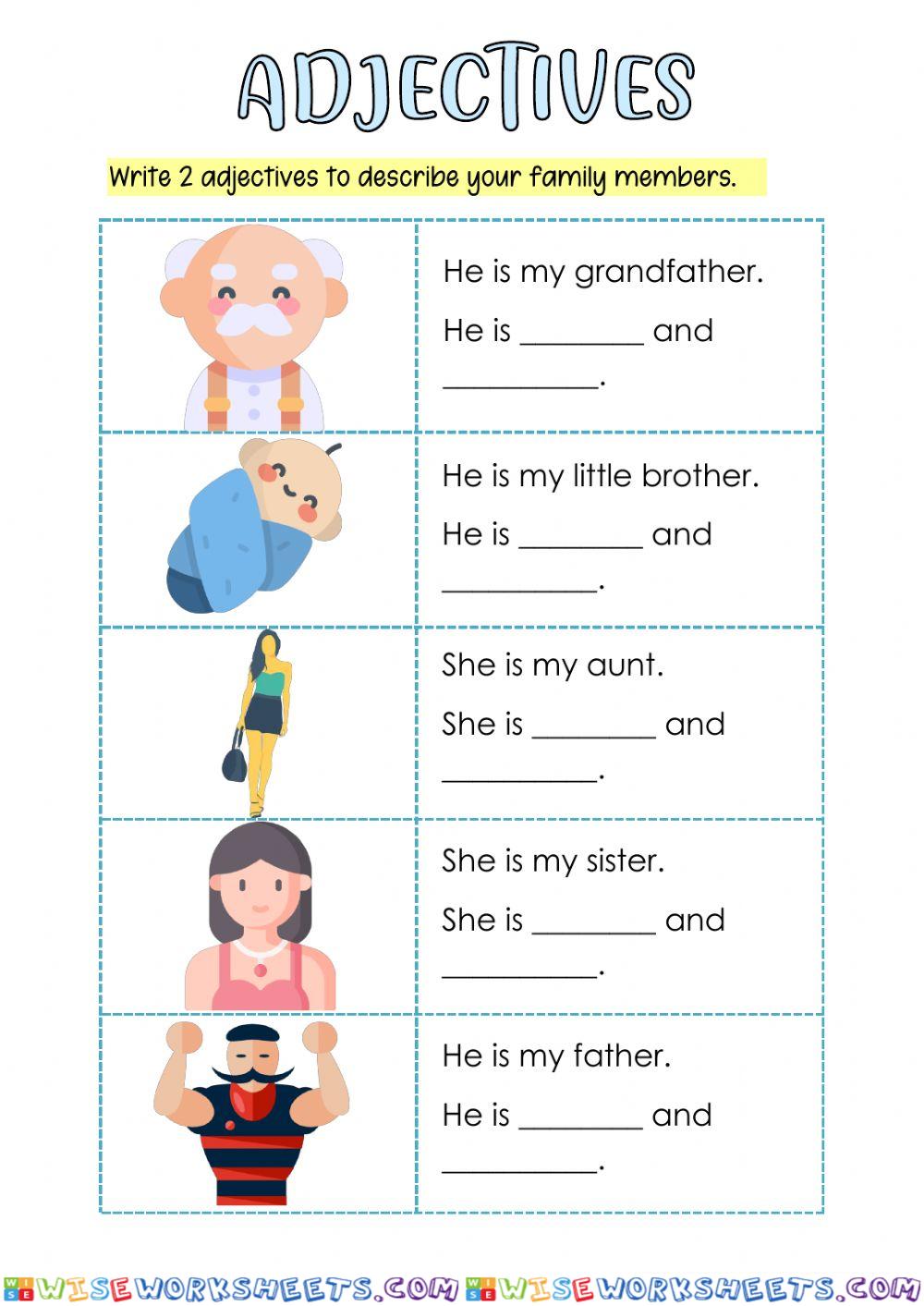 Describing people - Adjectives