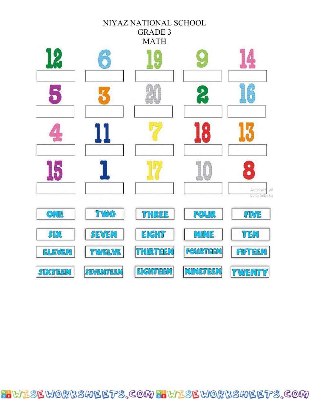 Number names