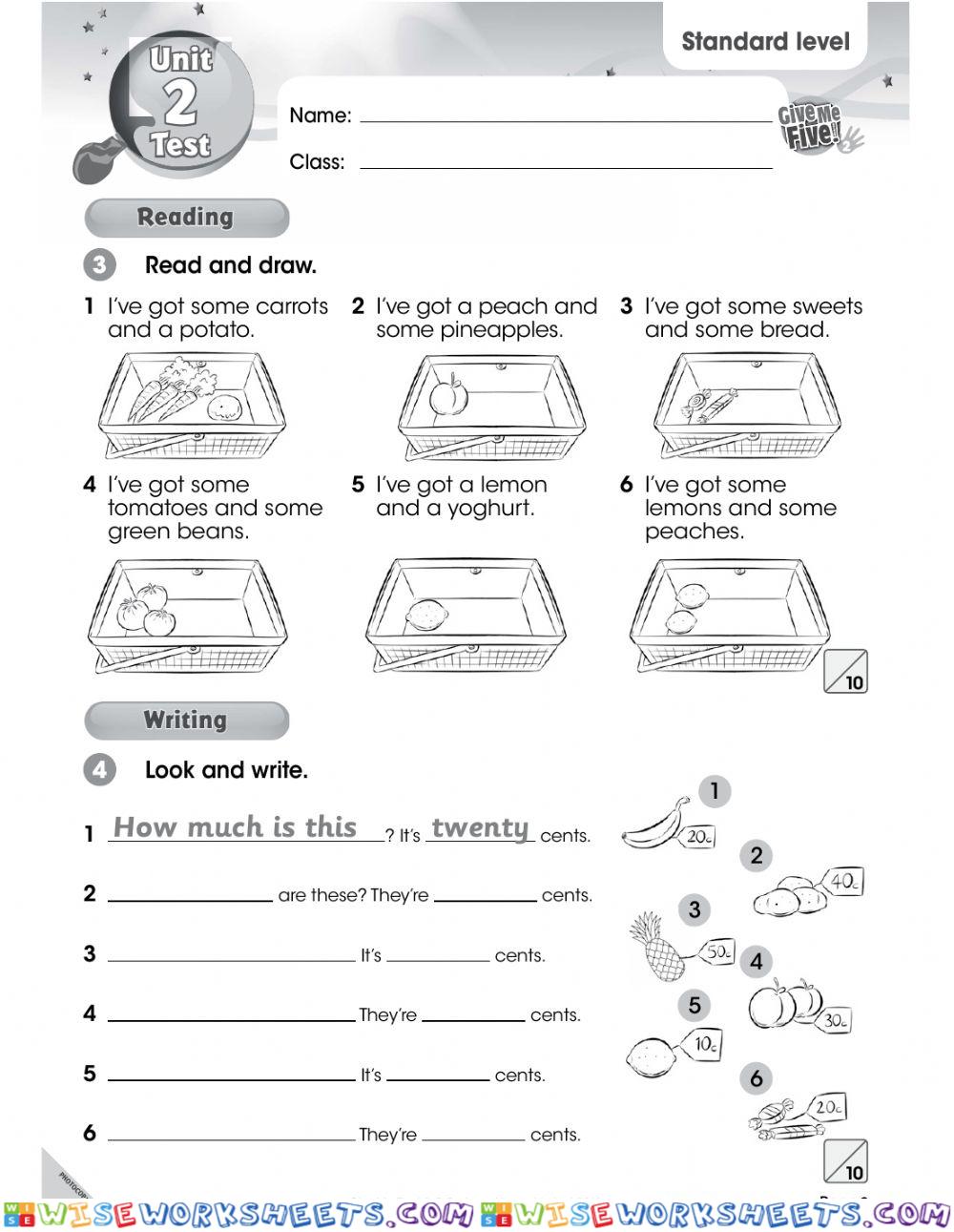 worksheet
