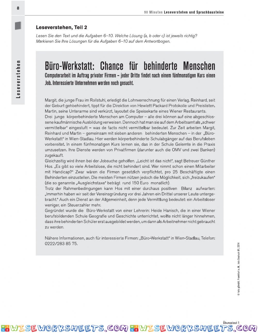 worksheet
