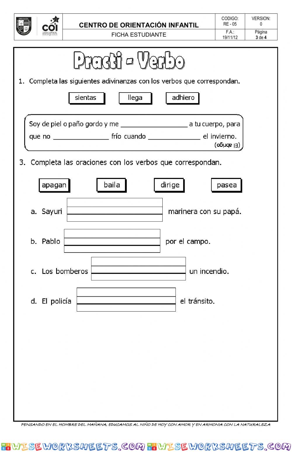 worksheet