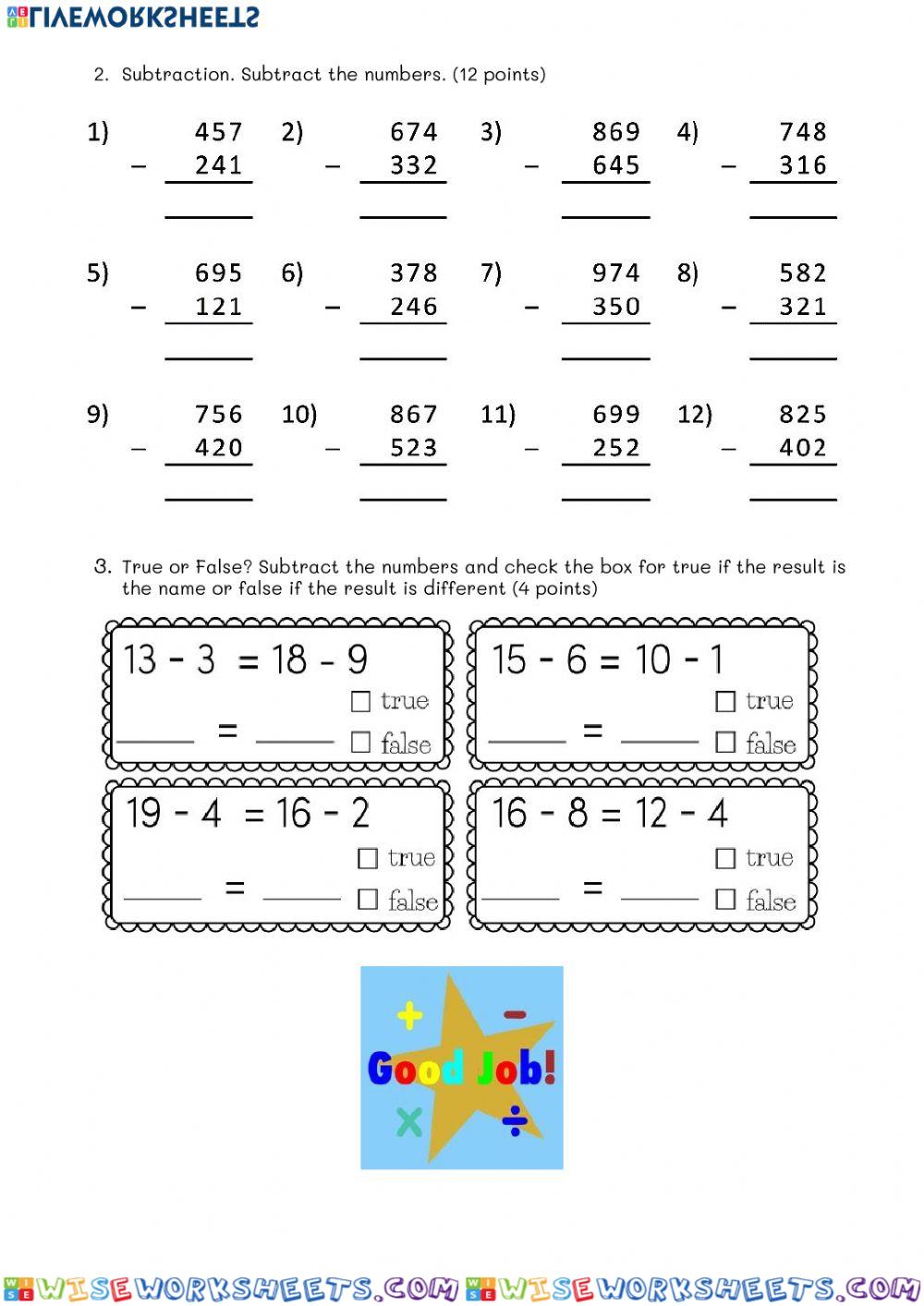 worksheet