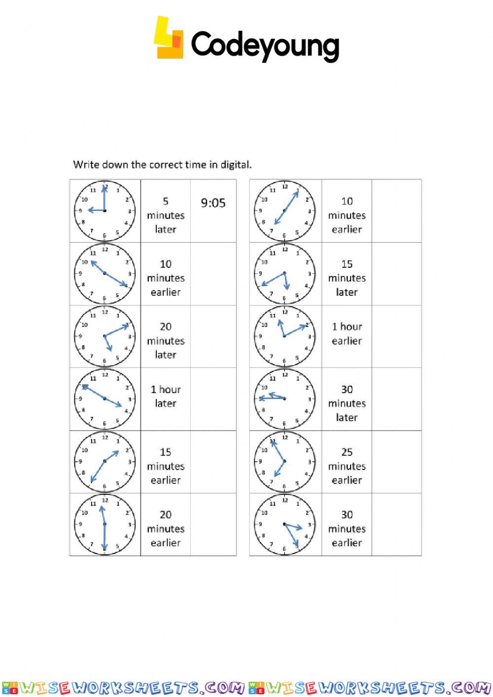 worksheet