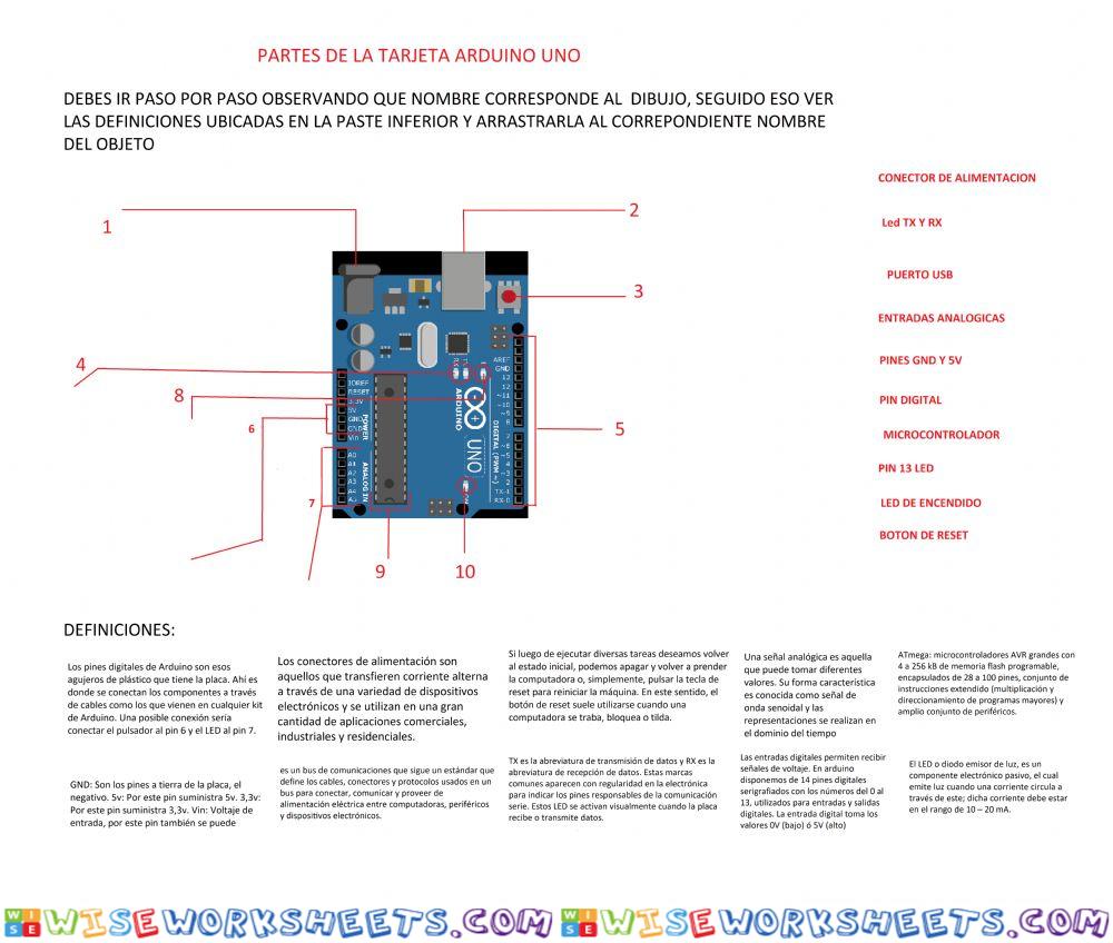 Diagrama de conexión Arduino