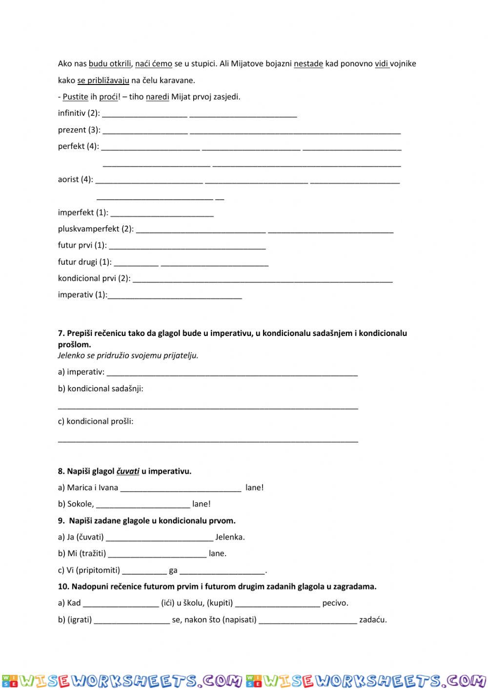 worksheet