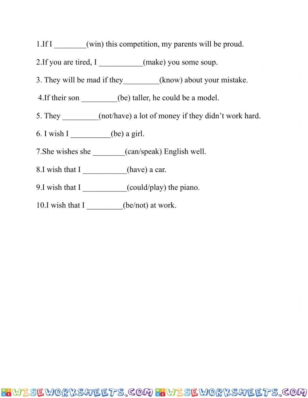 worksheet