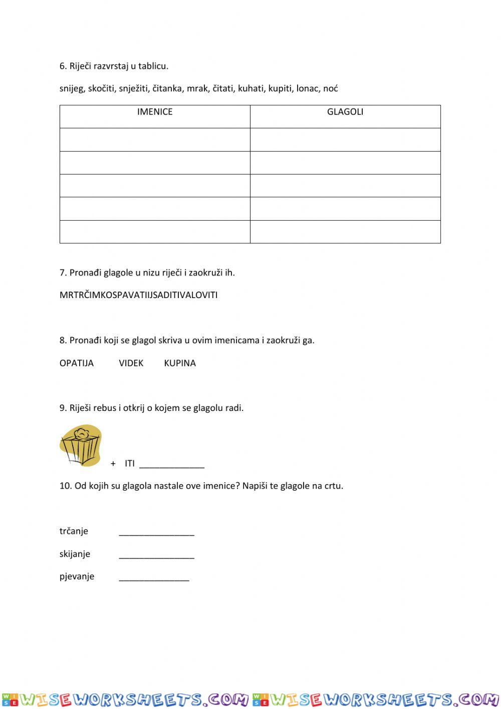 worksheet