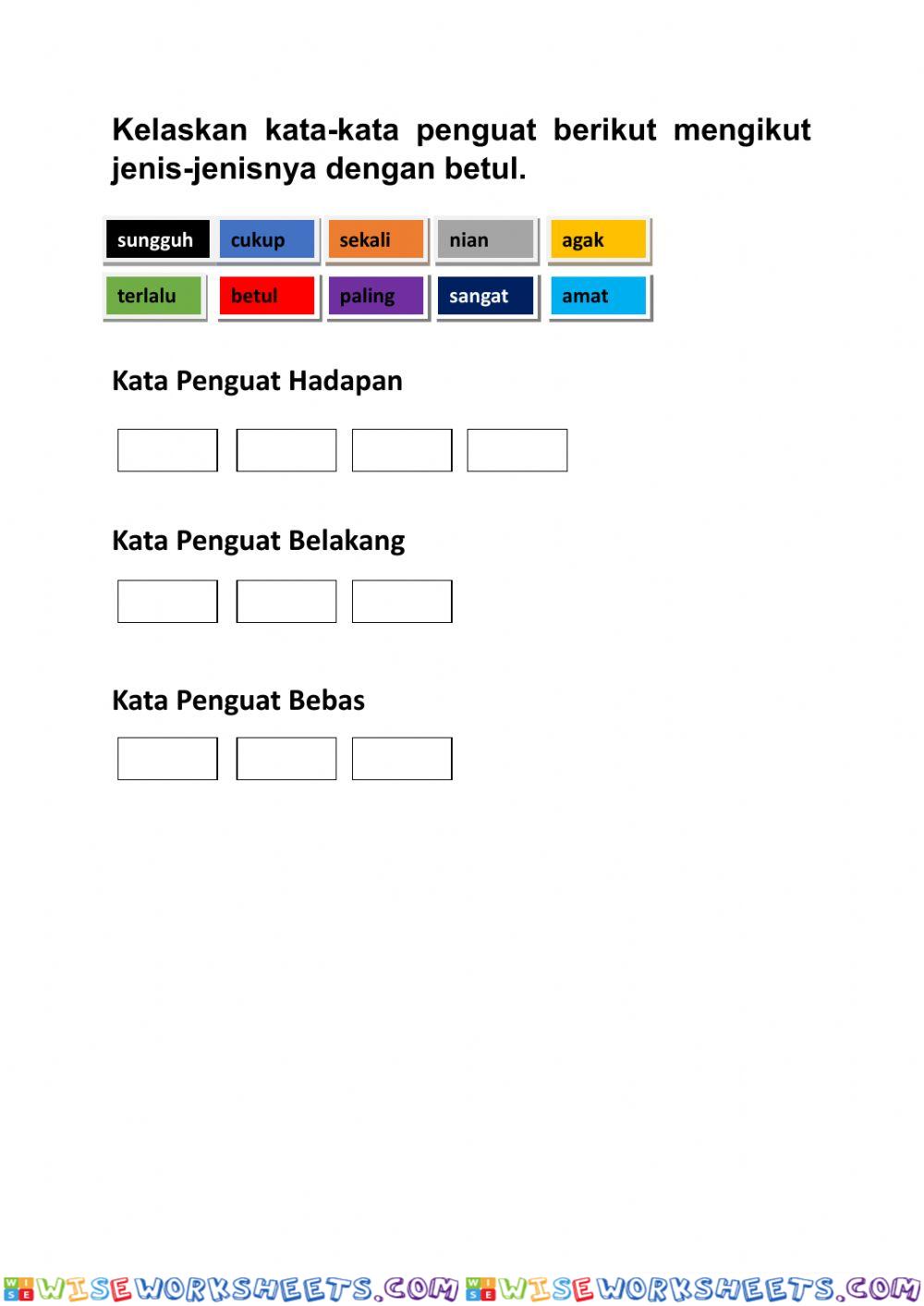 Kuiz uji minda : kata penguat