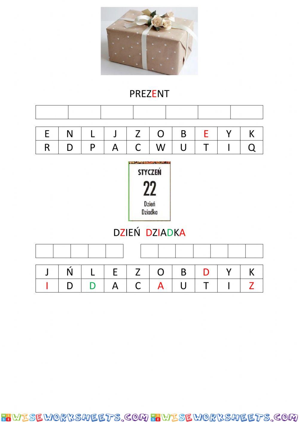 worksheet