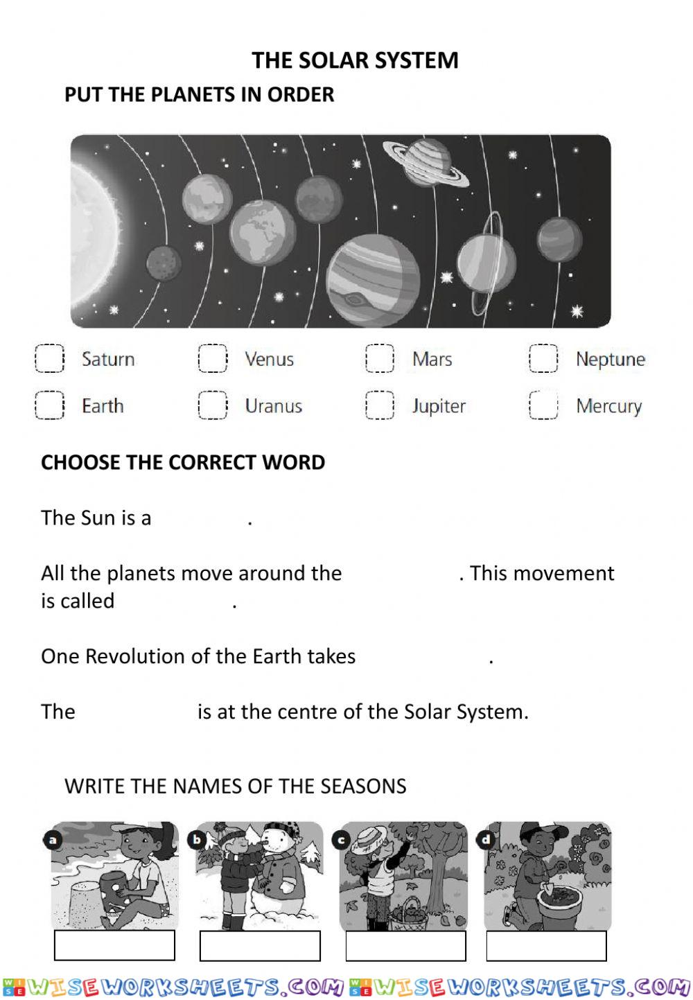 The solar system