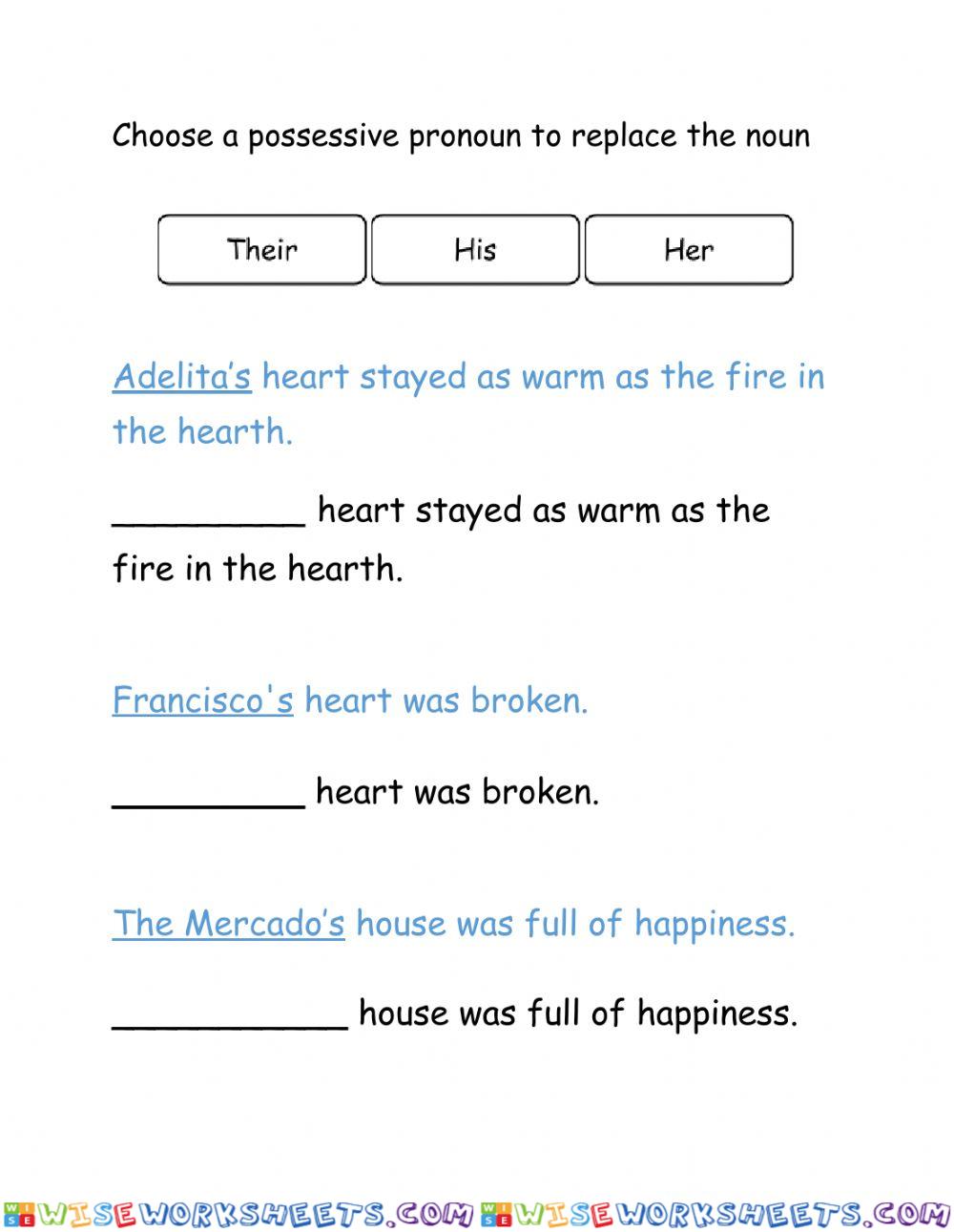 Possessive Pronouns