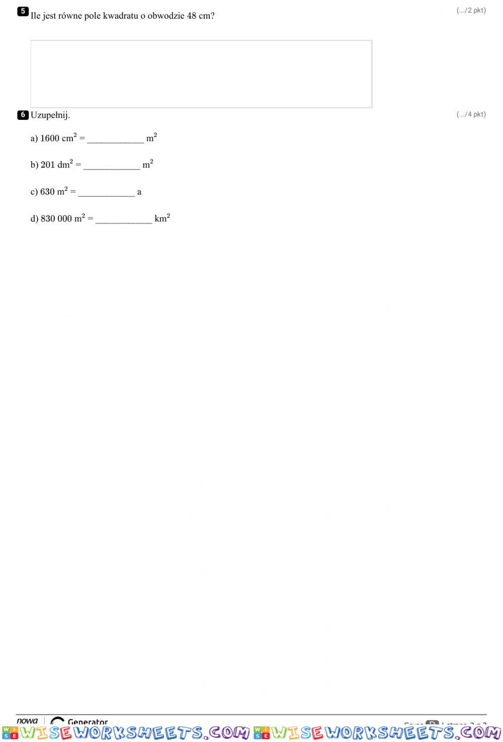 worksheet