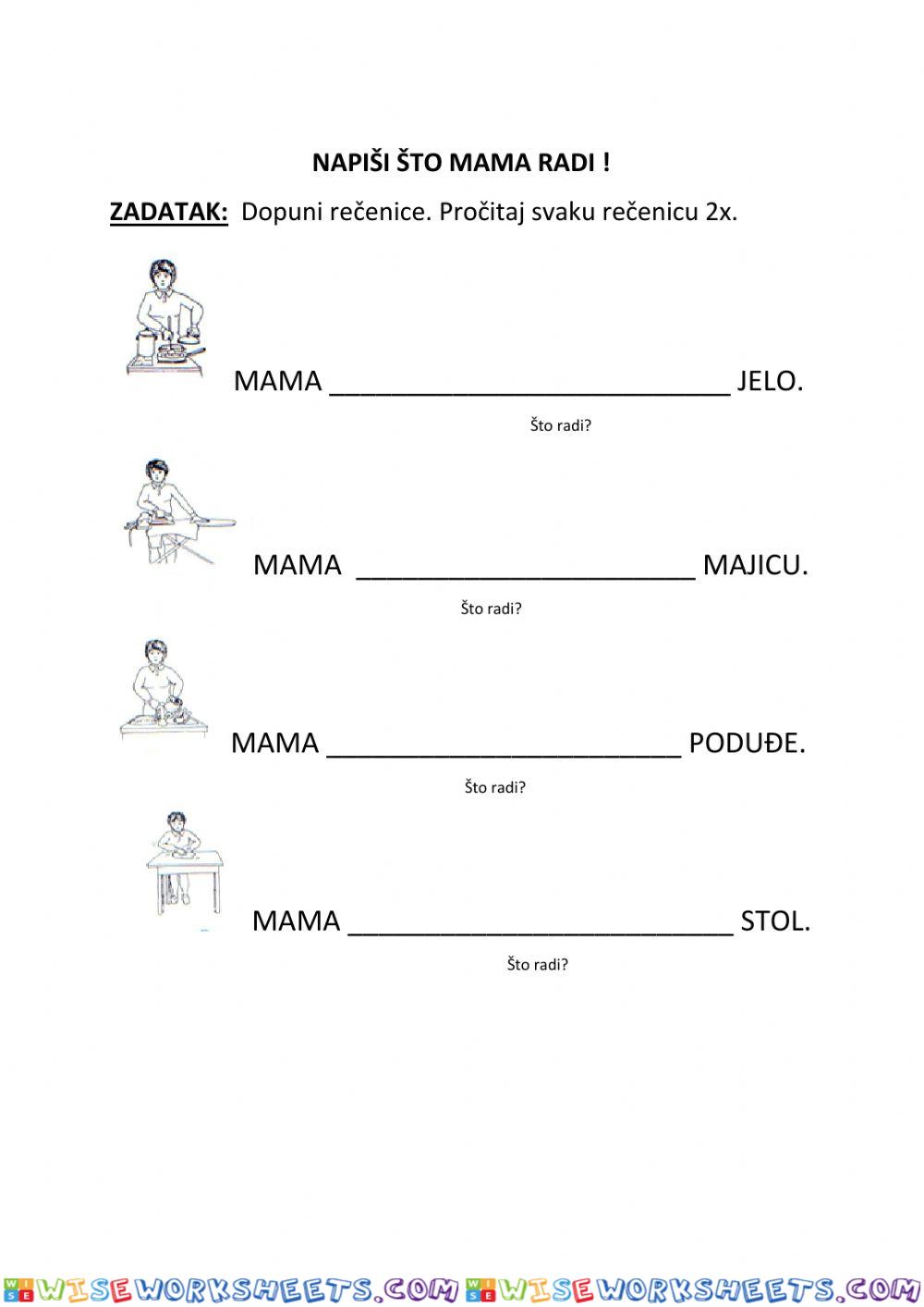 HJ - dopunjavanje rečenica