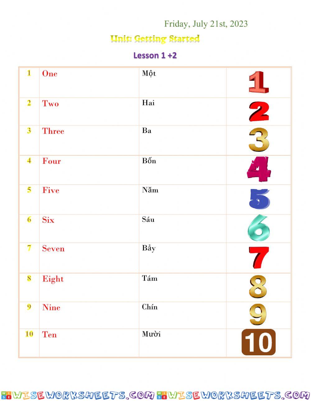 Smart start 2 (unit 1-lesson 2)