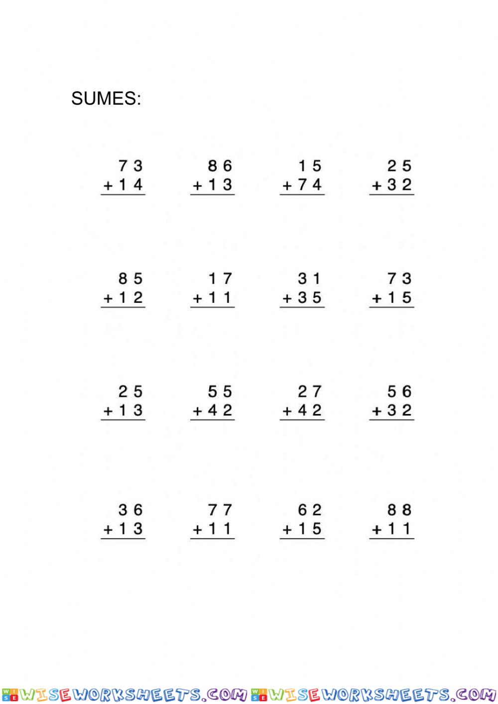 worksheet