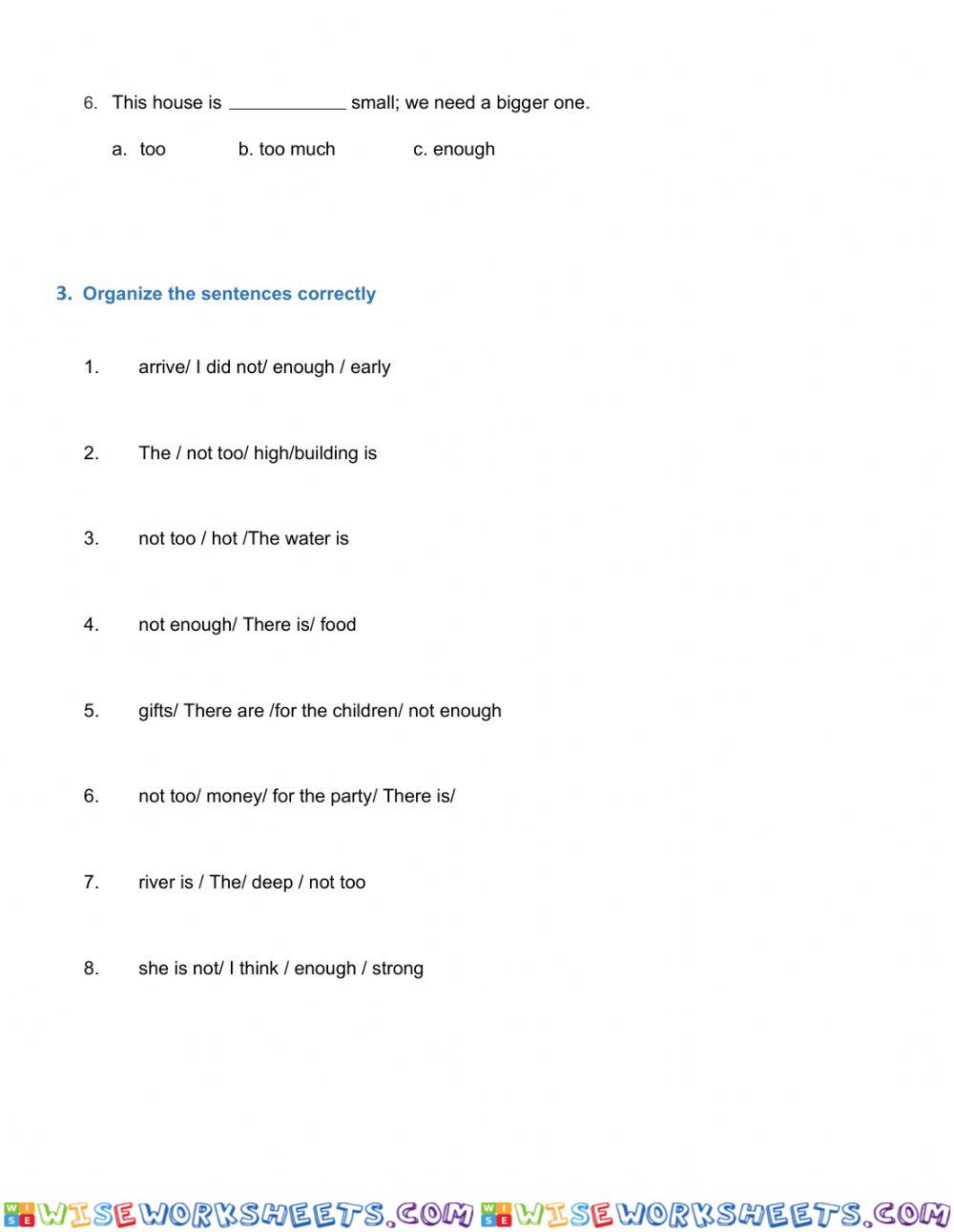 worksheet