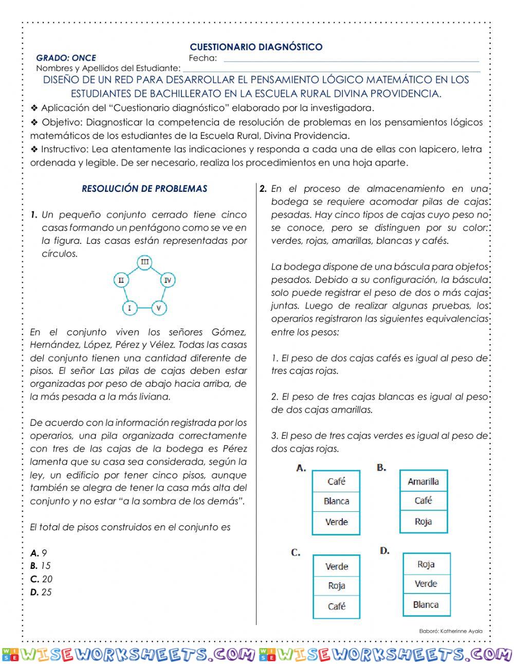 Diagnóstico Once