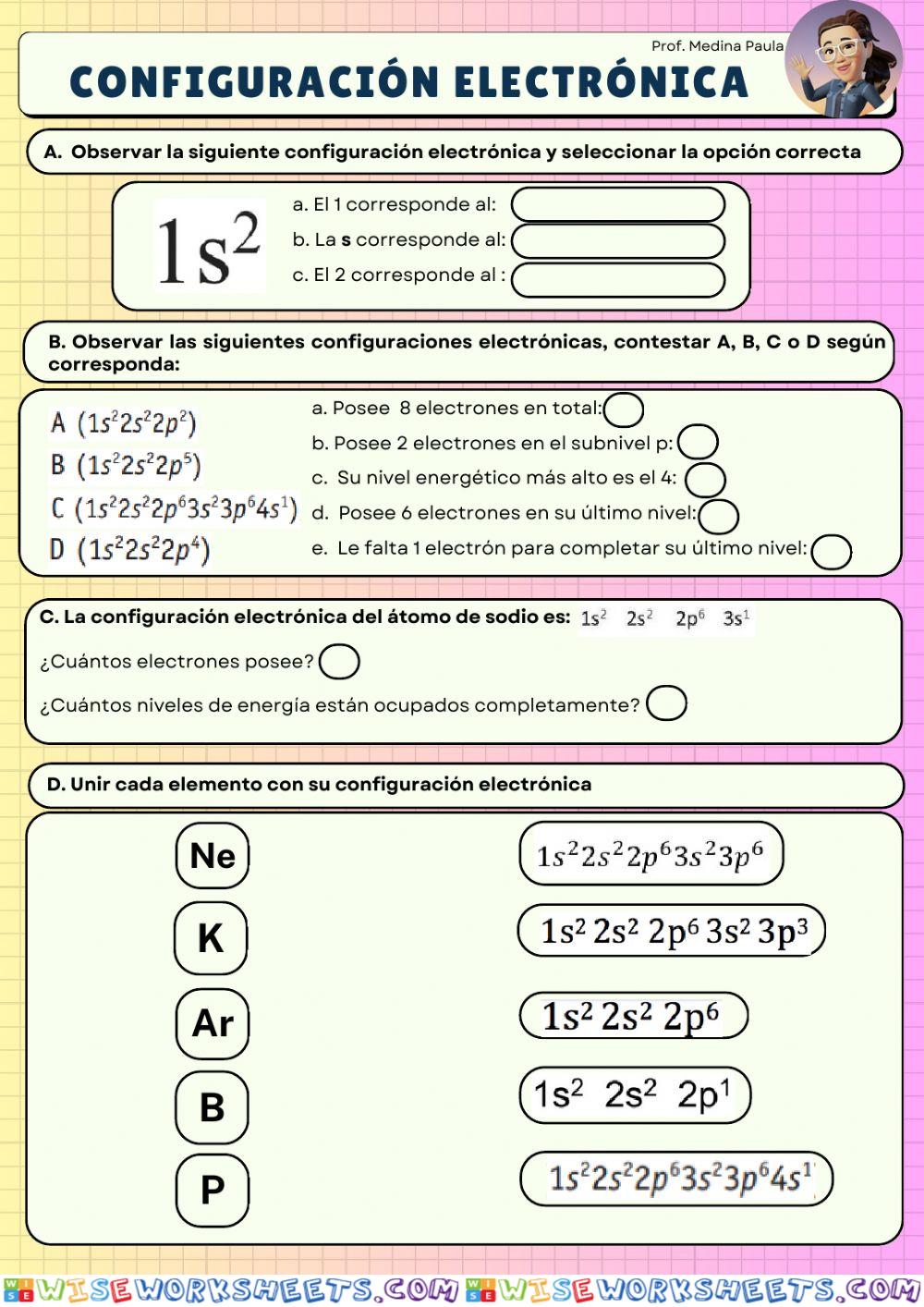 Configuración electrónica