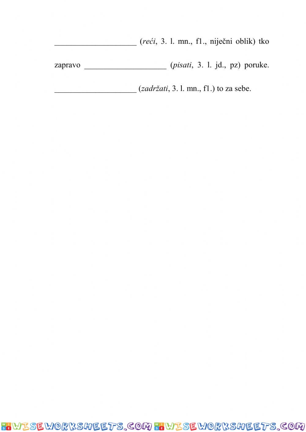 worksheet