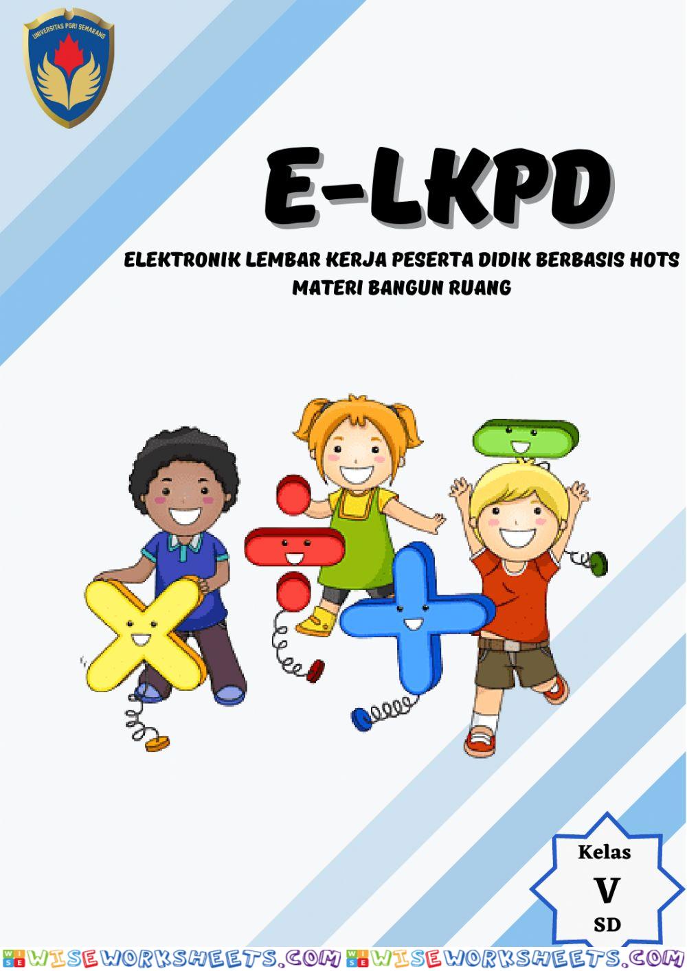 E-LKPD Materi Bangun Ruang