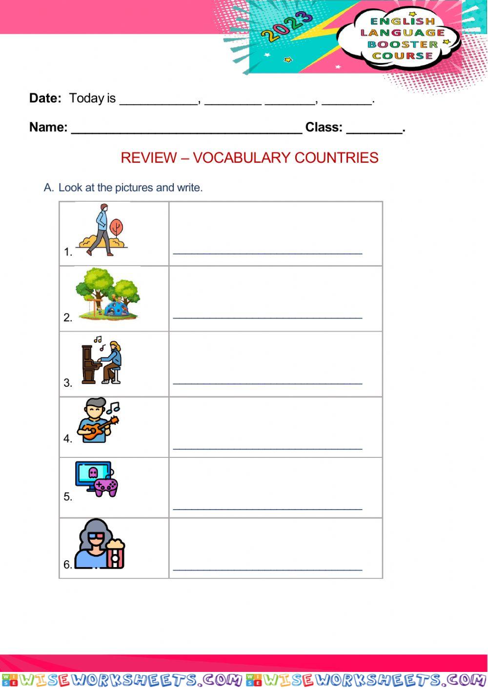 Unit 1 and 2 review