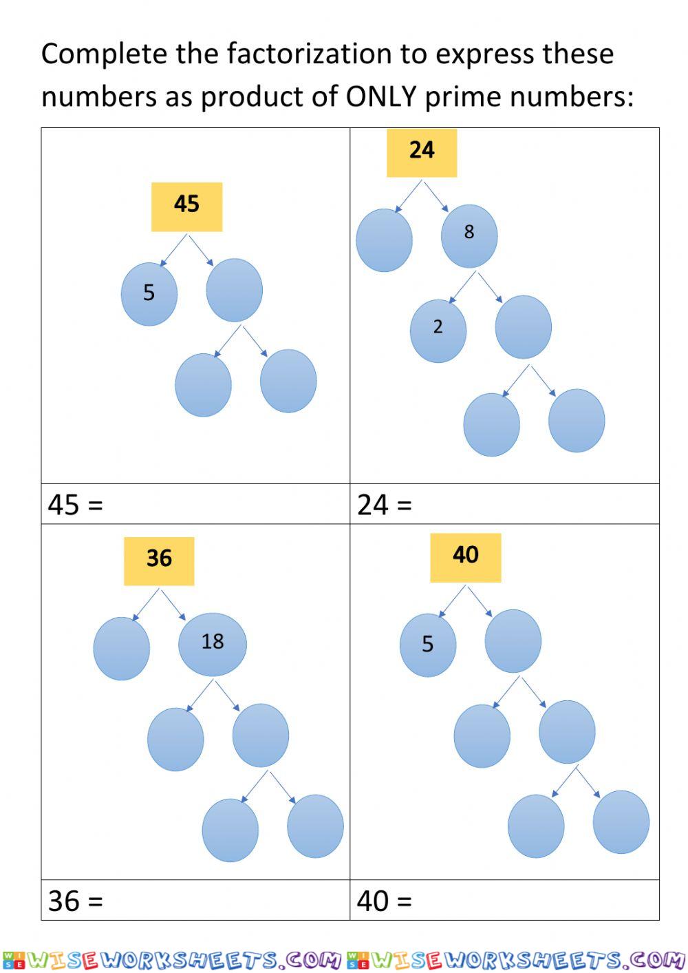 Prime Factorization