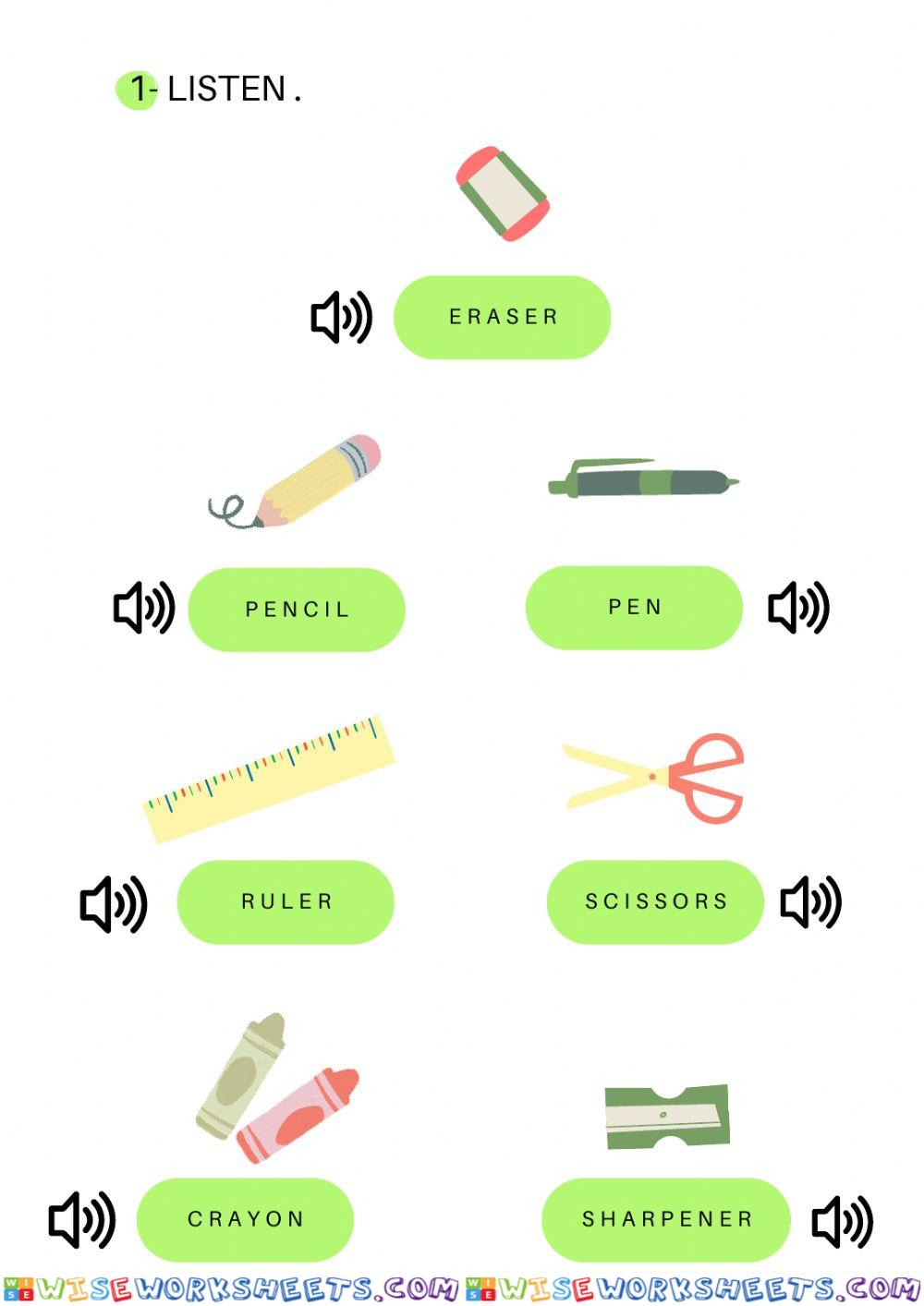 Classroom objects