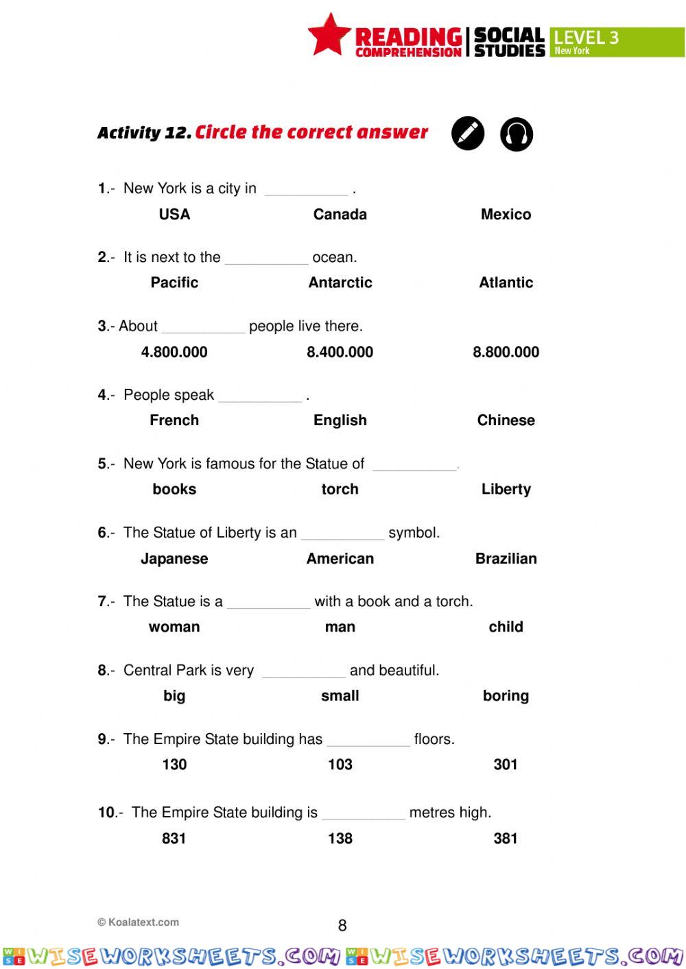 worksheet